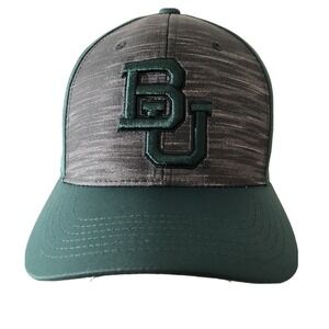Baylor Bears Flex Fit Baseball Hat Top Of The World Green Gray NWT OSFA NCAA E2A